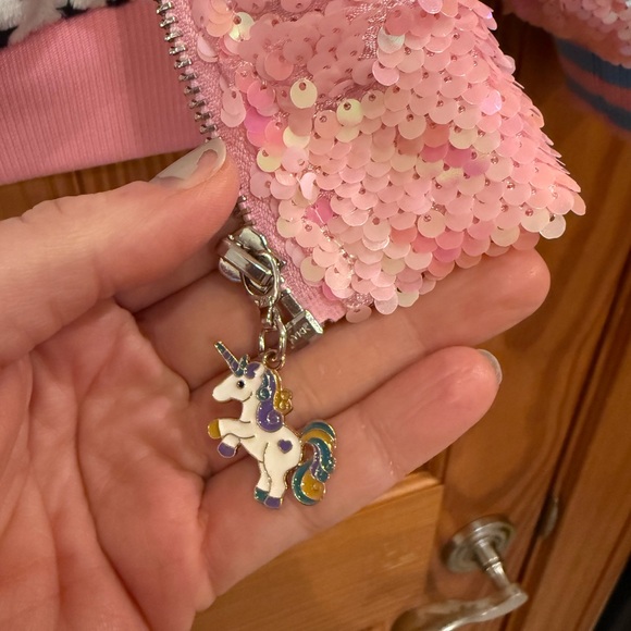 NWOT Lola + The Boys Pretty in Pink Sequin Jacket and Pants Set - Picture 5 of 12